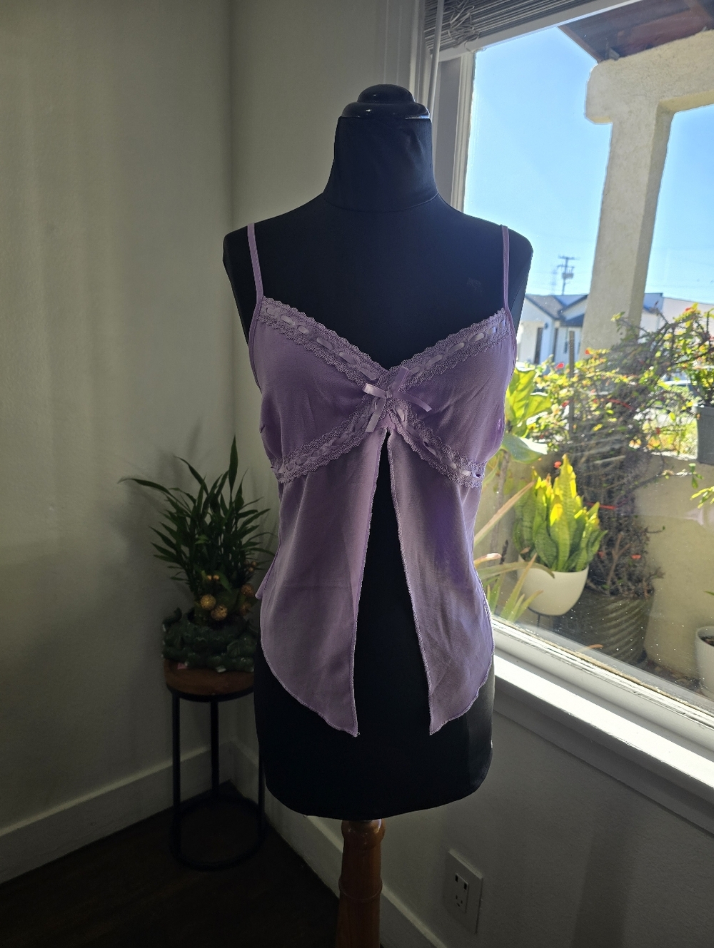 Princess Polly Lilac Silky Cami Top